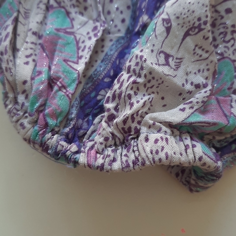 Spell & The Gypsy Poinciana Blouse Lilac Purple Lurex Boho XS - Picture 9 of 14